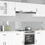 Køkkenbacksplash 2 pcs Transparent 110 x 40 cm hærdet glas