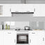 Køkkenbacksplash 2 pcs Transparent 110 x 40 cm hærdet glas
