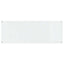 Køkkenbacksplash 2 pcs Transparent 110 x 40 cm hærdet glas