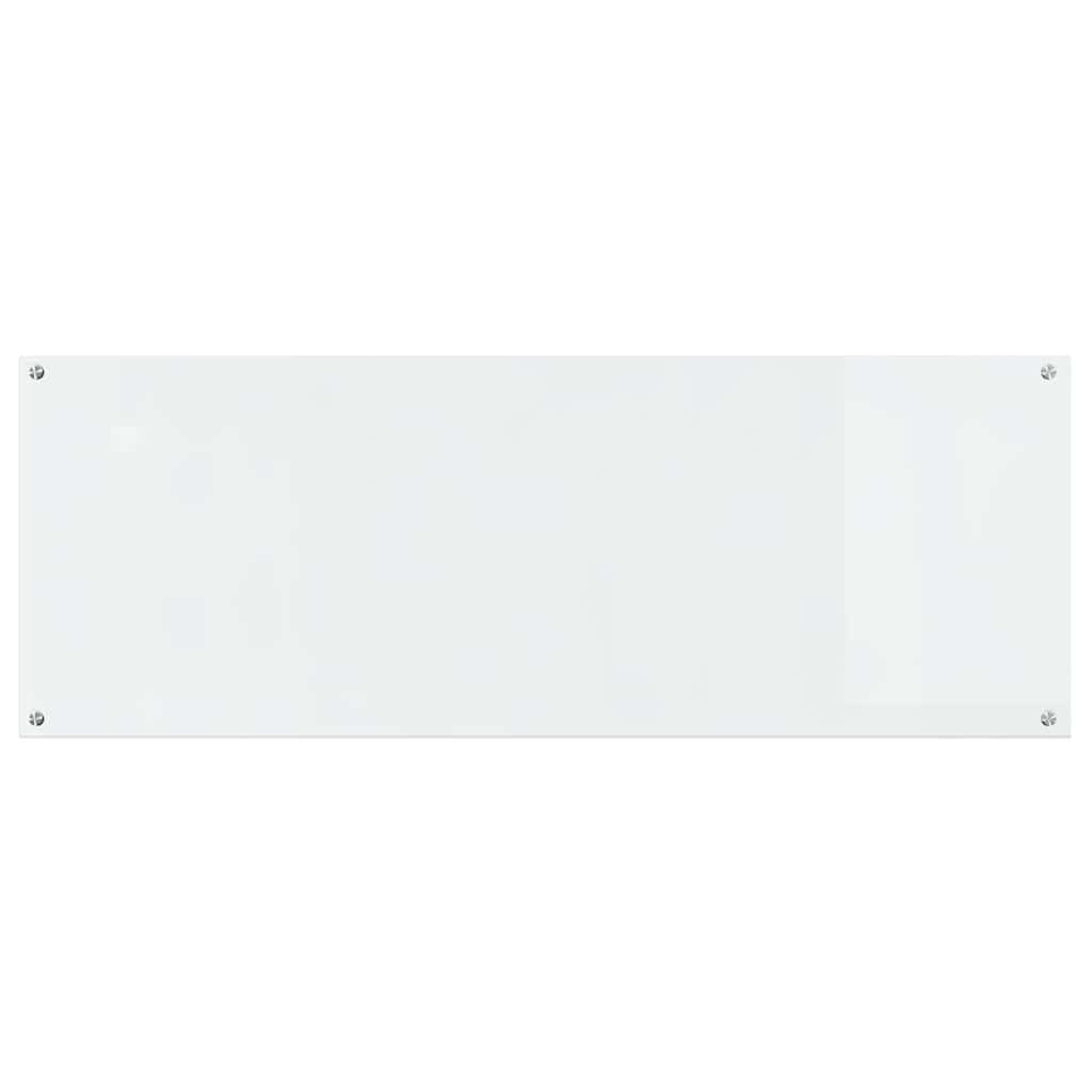 Køkkenbacksplash 2 pcs Transparent 110 x 40 cm hærdet glas