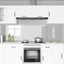 Køkkenbacksplash 2 pcs Transparent 110 x 60 cm hærdet glas