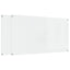Køkkenbacksplash 2 pcs Transparent 110 x 60 cm hærdet glas