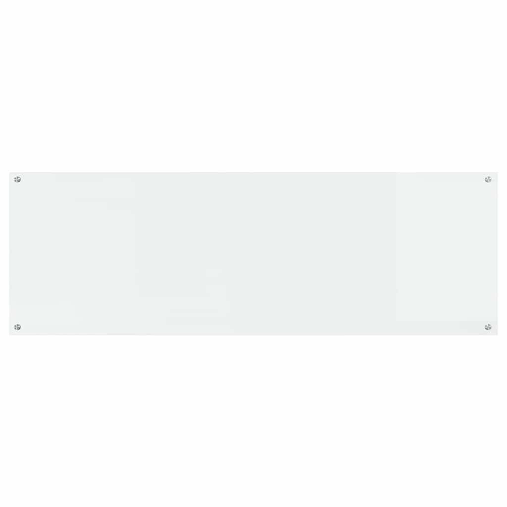 Køkkenbacksplash 2 pcs Transparent 120 x 40 cm hærdet glas
