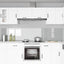 Køkkenbacksplash 2 pcs Transparent 120 x 50 cm hærdet glas
