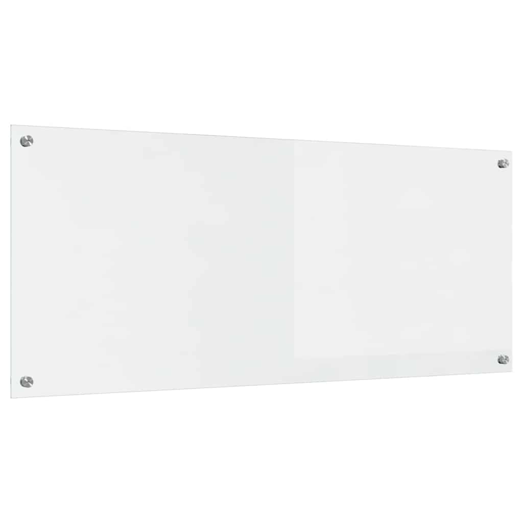 Køkkenbacksplash 2 pcs Transparent 120 x 50 cm hærdet glas