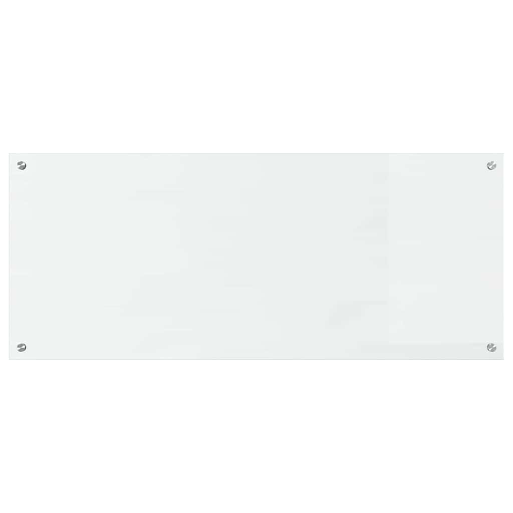 Køkkenbacksplash 2 pcs Transparent 120 x 50 cm hærdet glas