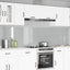 Køkkenbacksplash 2 stk. Transparent 120 x 60 cm hærdet glas