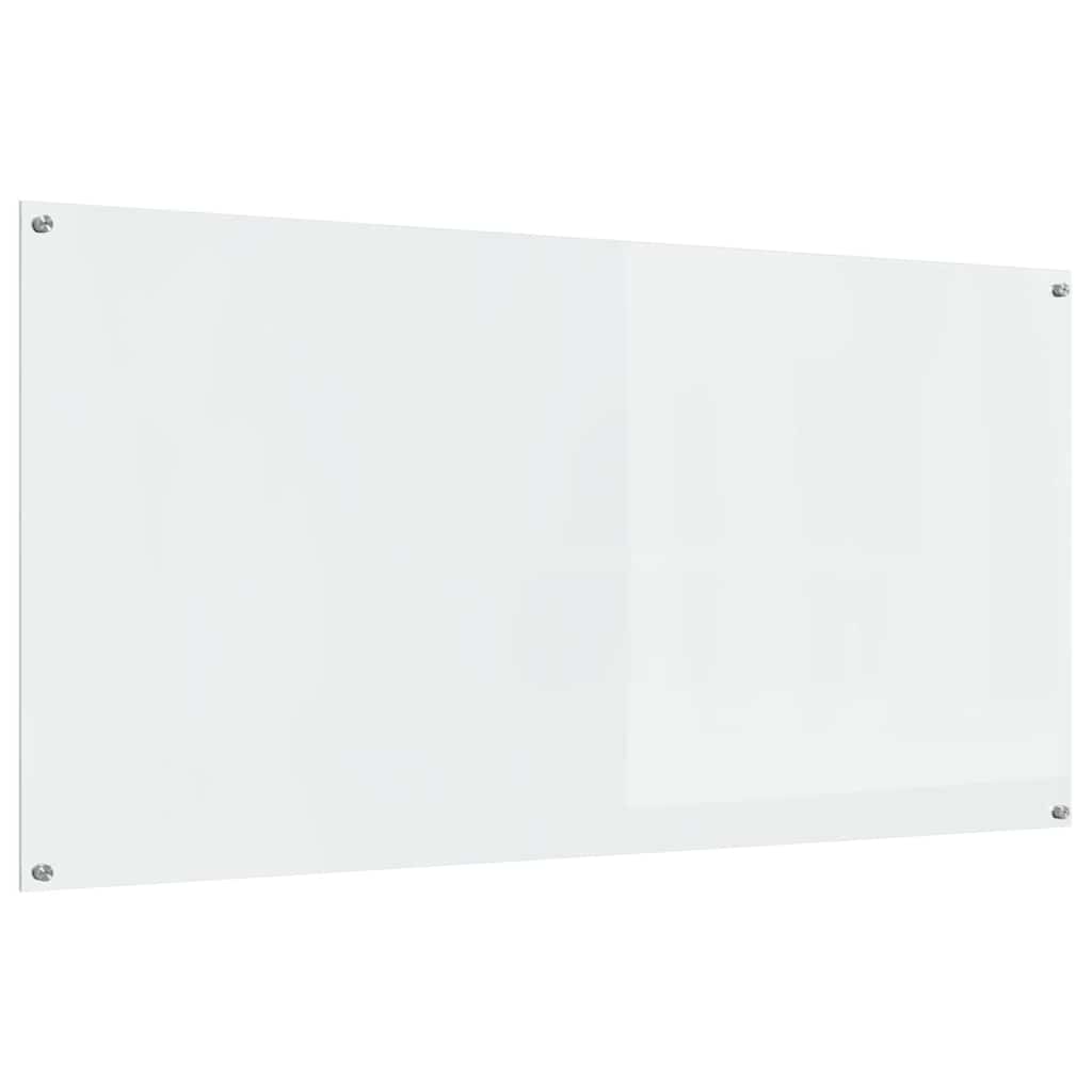 Køkkenbacksplash 2 pcs Transparent 120 x 60 cm hærdet glas