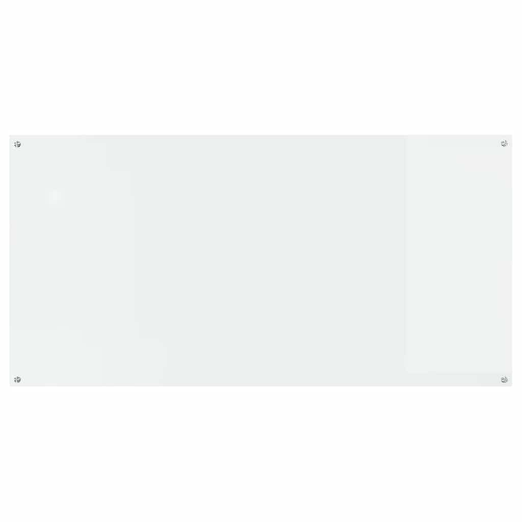 Køkkenbacksplash 2 pcs Transparent 120 x 60 cm hærdet glas