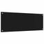 Køkkenbacksplash 2 pcs Sort 110 x 40 cm hærdet glas