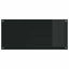 Køkkenbacksplash 2 pcs Sort 110 x 50 cm hærdet glas
