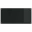 Køkkenbacksplash 2 pcs Sort 120 x 60 cm hærdet glas