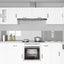 Køkkenbacksplash 2 pcs Lysegrå 120 x 40 cm hærdet glas