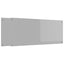 Køkkenbacksplash 2 pcs Lysegrå 120 x 50 cm hærdet glas