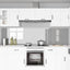 Køkkenbacksplash 2 pcs Lysegrå 120 x 60 cm hærdet glas