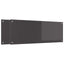 Køkkenbacksplash 2 pcs Mørkegrå 110 x 40 cm hærdet glas