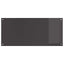 Køkkenbacksplash 2 pcs Mørkegrå 110 x 50 cm hærdet glas