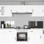 Køkkenbacksplash 2 pcs Mørkegrå 120 x 40 cm hærdet glas