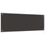 Køkkenbacksplash 2 stk. Mørkegrå 120 x 40 cm hærdet glas