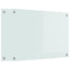 Køkkenbacksplash 2 pcs Hvid 70 x 50 cm hærdet glas