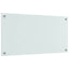 Køkkenbacksplash 2 pcs Hvid 80 x 40 cm hærdet glas