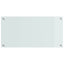 Køkkenbacksplash 2 pcs Hvid 80 x 40 cm hærdet glas