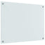 Køkkenbacksplash 2 pcs Hvid 80 x 60 cm hærdet glas