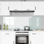 Køkkenbacksplash 2 pcs Hvid 90 x 60 cm hærdet glas