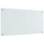 Køkkenbacksplash 2 pcs Hvid 100 x 50 cm hærdet glas