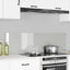 Køkkenbacksplash 2 stk. Transparent 70 x 40 cm hærdet glas