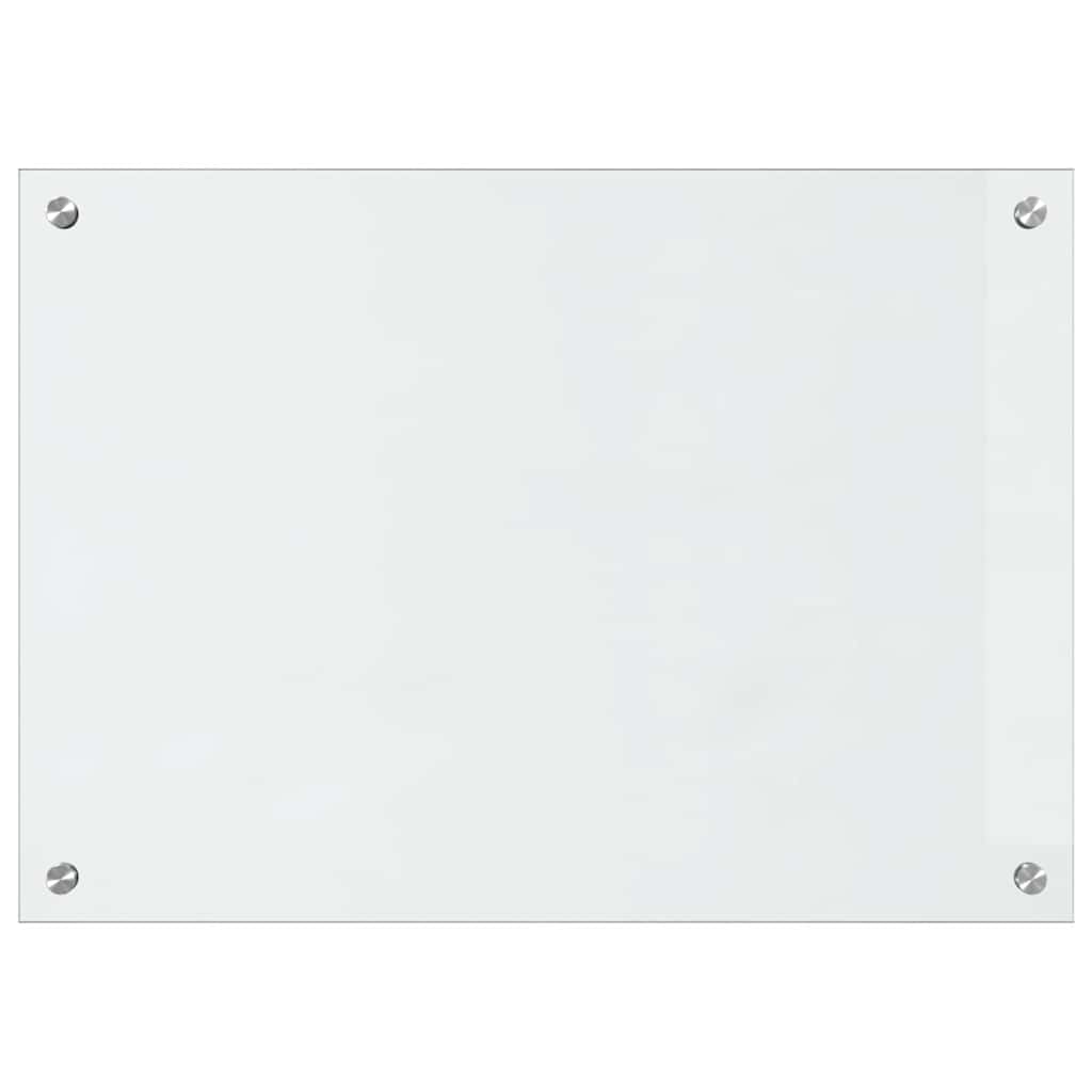 Køkkenbacksplash 2 pcs Transparent 70 x 50 cm hærdet glas