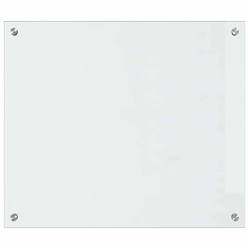 Køkkenbacksplash 2 pcs Transparent 70 x 60 cm hærdet glas