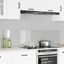 Køkkenbacksplash 2 pcs Transparent 80 x 40 cm hærdet glas