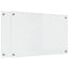Køkkenbacksplash 2 pcs Transparent 80 x 50 cm hærdet glas
