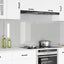 Køkkenbacksplash 2 stk. Transparent 80 x 60 cm hærdet glas
