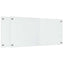 Køkkenbacksplash 2 pcs Transparent 90 x 40 cm hærdet glas