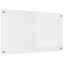 Køkkenbacksplash 2 pcs Transparent 90 x 50 cm hærdet glas