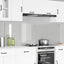 Køkkenbacksplash 2 pcs Transparent 90 x 60 cm hærdet glas