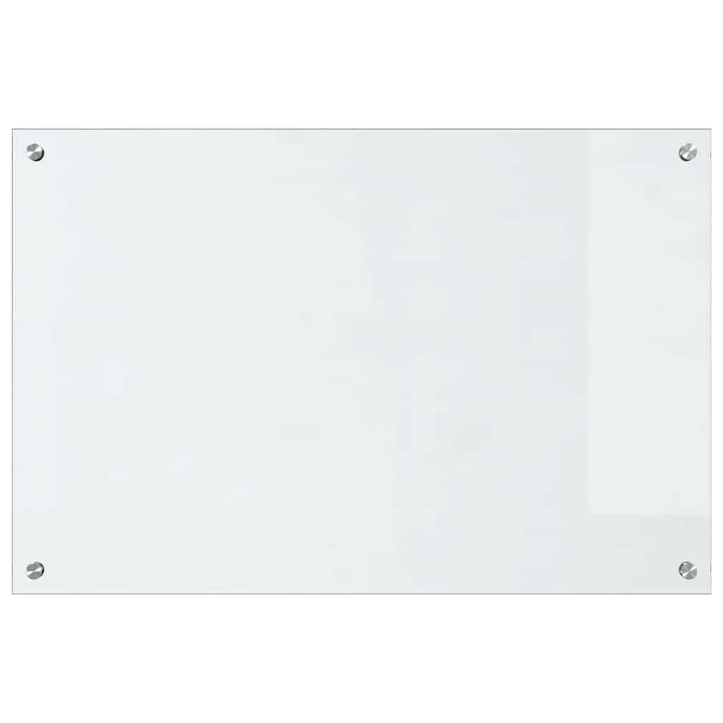 Køkkenbacksplash 2 pcs Transparent 90 x 60 cm hærdet glas