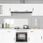 Køkkenbacksplash 2 pcs Transparent 100 x 50 cm hærdet glas