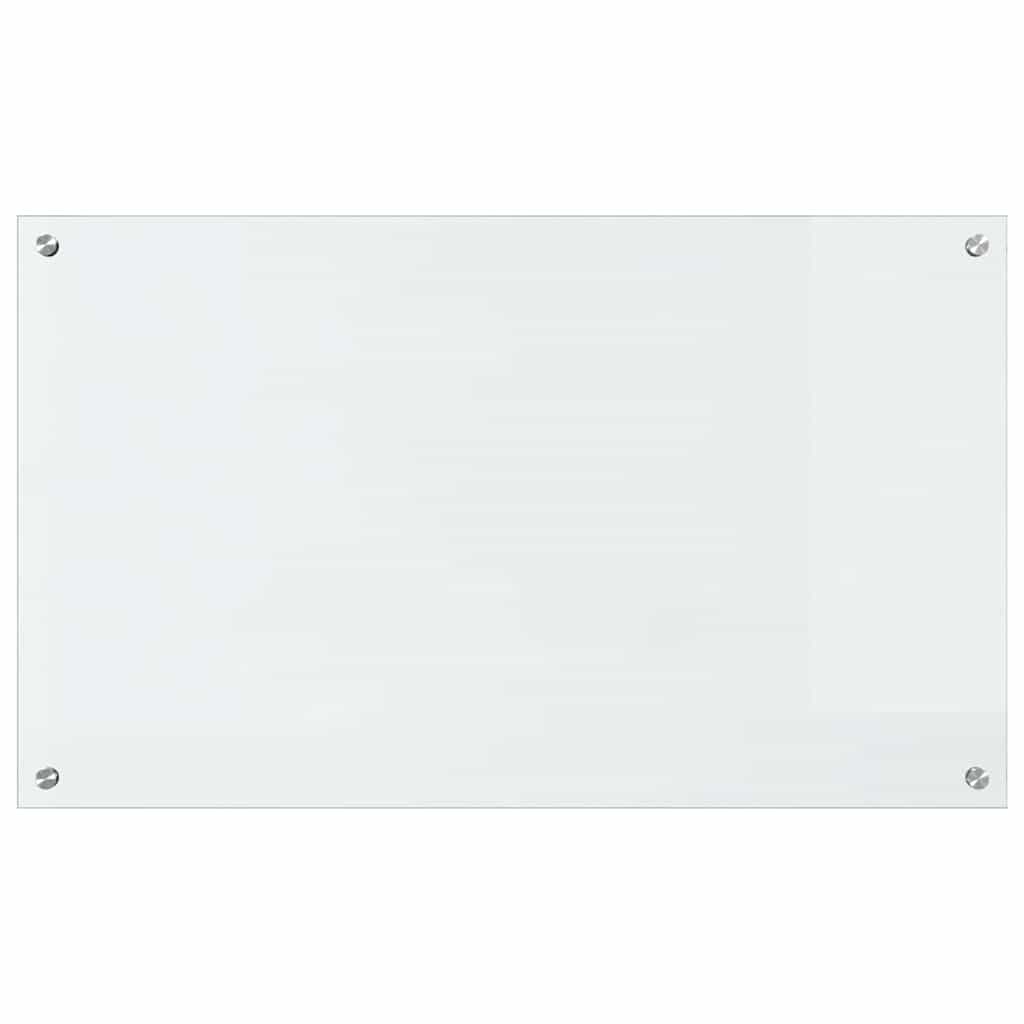 Køkkenbacksplash 2 pcs Transparent 100 x 60 cm hærdet glas