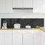 Køkkenbacksplash 2 pcs Sort 90 x 40 cm hærdet glas