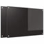 Køkkenbacksplash 2 pcs Sort 90 x 60 cm hærdet glas