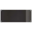 Køkkenbacksplash 2 stk. Sort 100 x 40 cm hærdet glas