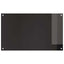 Køkkenbacksplash 2 pcs Sort 100 x 60 cm hærdet glas