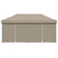 Festtelt Pop-Up Gråbrun 580 x 292 x 315 cm Oxford stof
