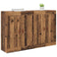 Væghængt skab Vægmonteret 2 pcs Gammelt træ 69,5 x 34 x 90 cm