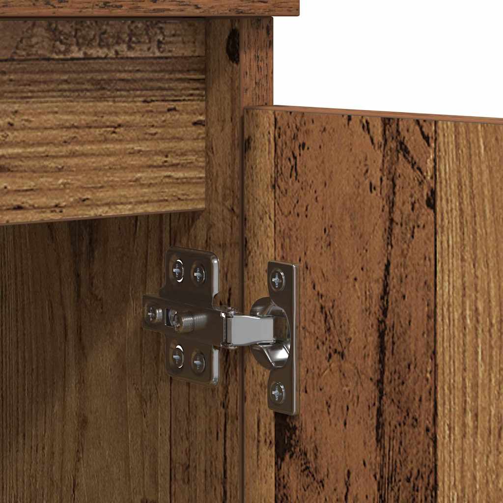 Sideboards 3 pcs Gammelt træ 60 x 35 x 70 cm Konstrueret træ
