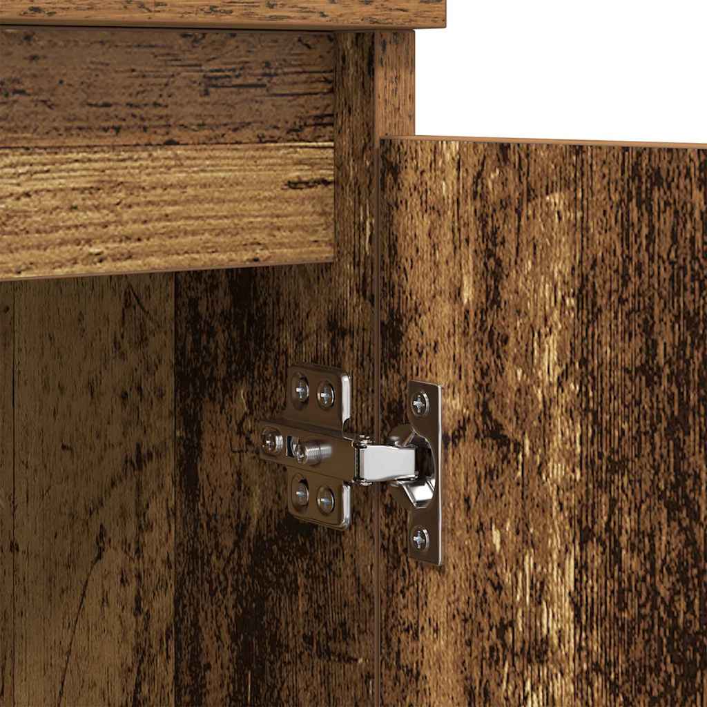 Sideboards 3 pcs Gammelt træ 60 x 35 x 70 cm Konstrueret træ