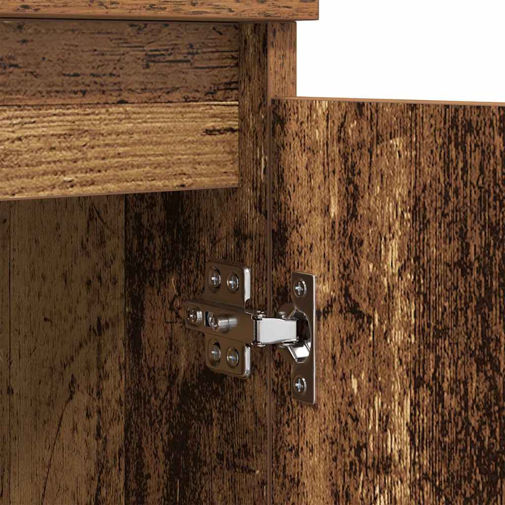 Sideboards 3 pcs Gammelt træ 60 x 35 x 70 cm Konstrueret træ